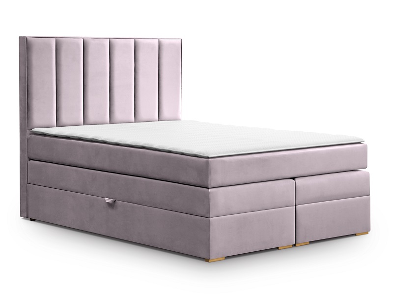 Lova "Laga" 90/140/160/180x200cm su čiužiniu, patalynės dėže ir antčiužiniu - Image 8