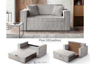 Miegama sofa lova Dove 120