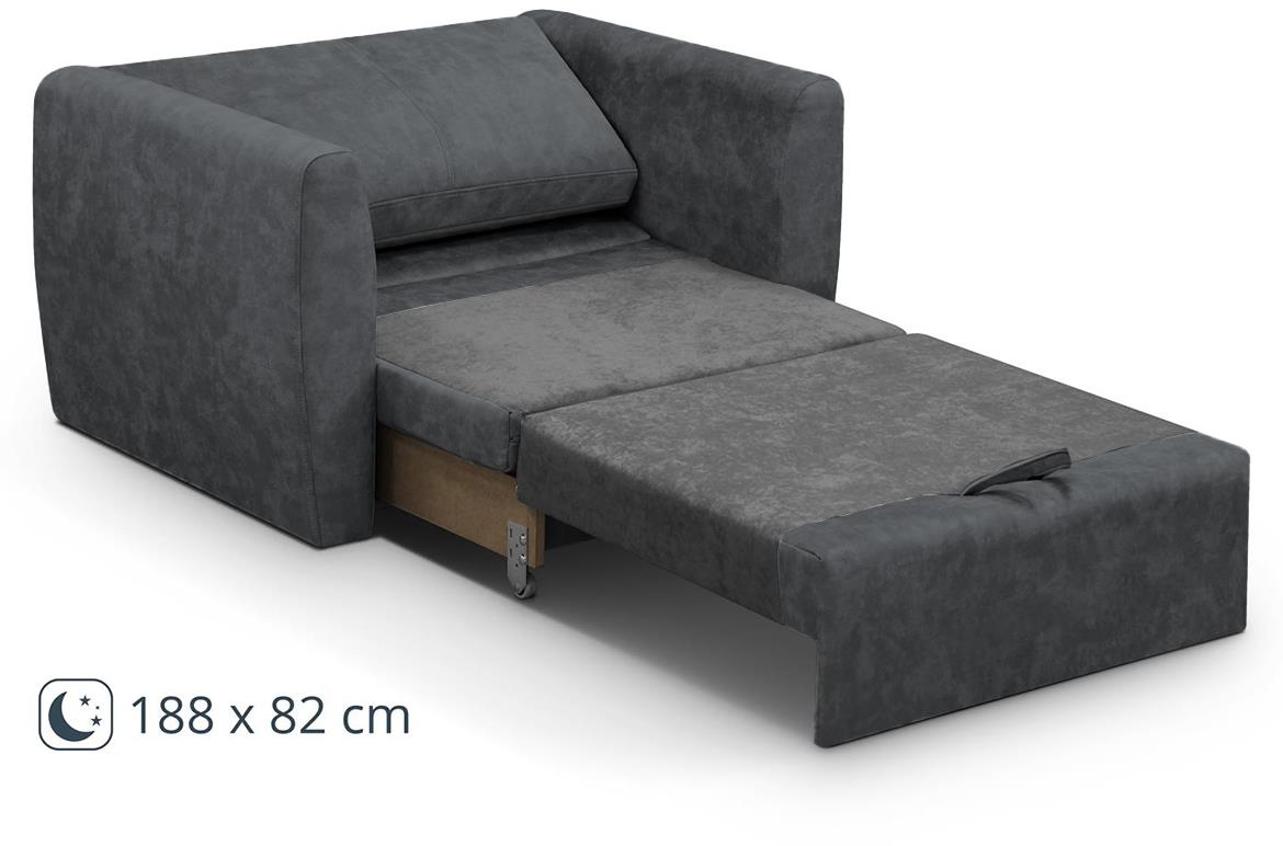 Miegamas fotelis "Belta lux 80" su dėže patalynei - Image 11