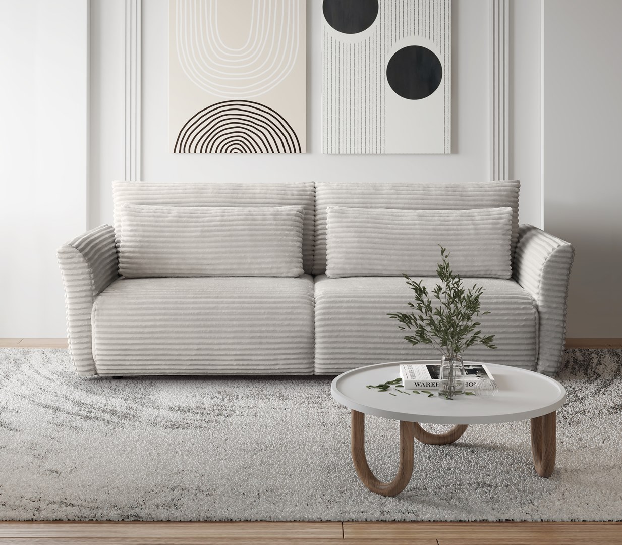 Minkšta sofa/sofa-lova “Tamir” su dėže patalynei - Image 2