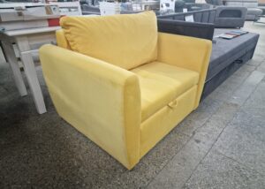 Miegamas fotelis "Belta 80" su dėže patalynei