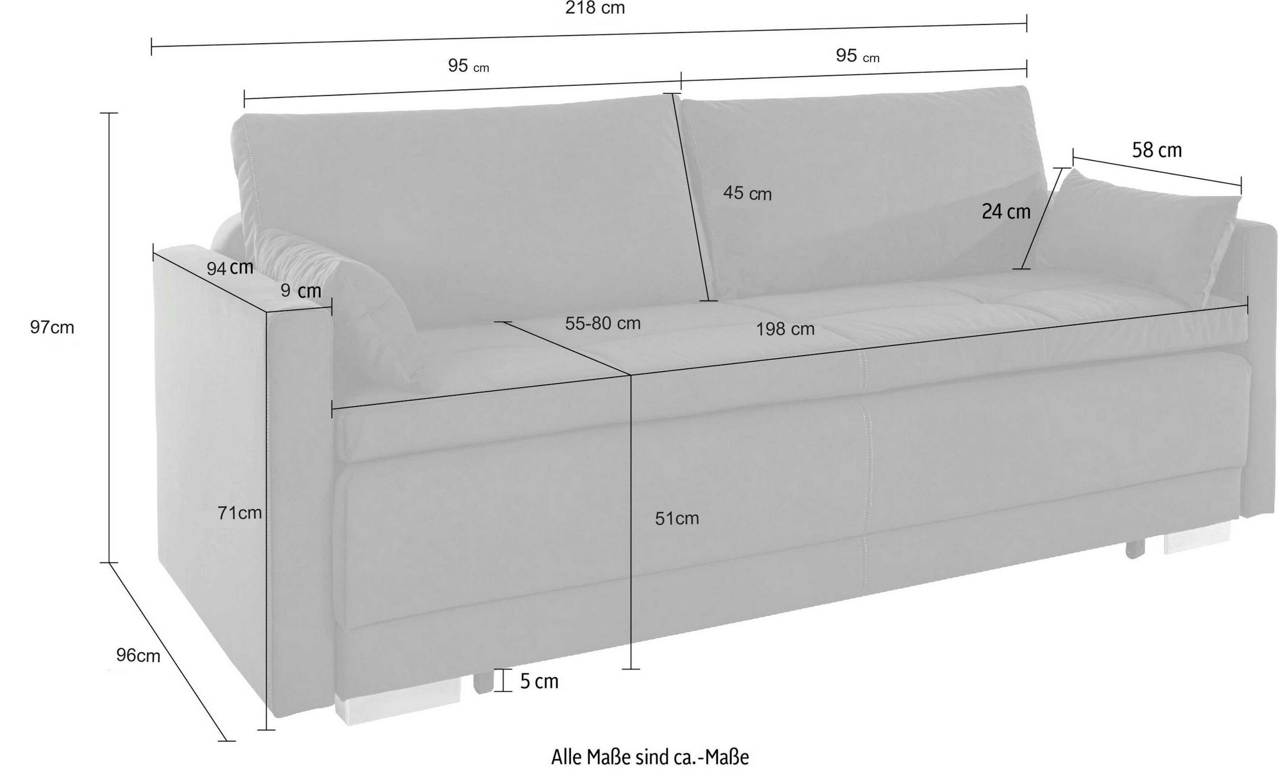 Sofa - lova "Alexander" su patalynės dėže - Image 12