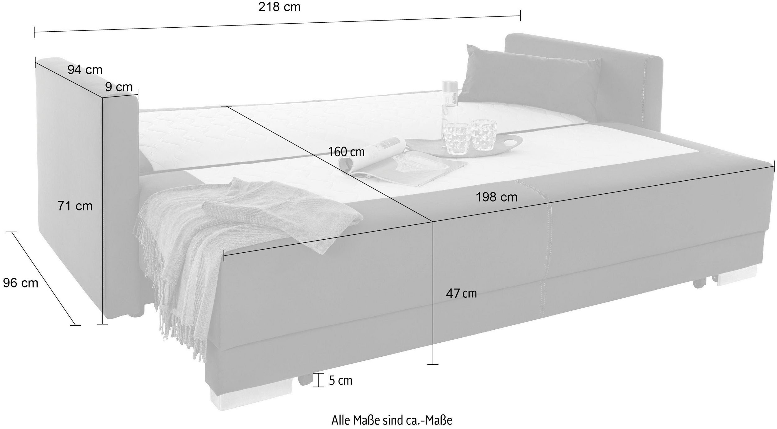 Sofa - lova "Alexander" su patalynės dėže - Image 13