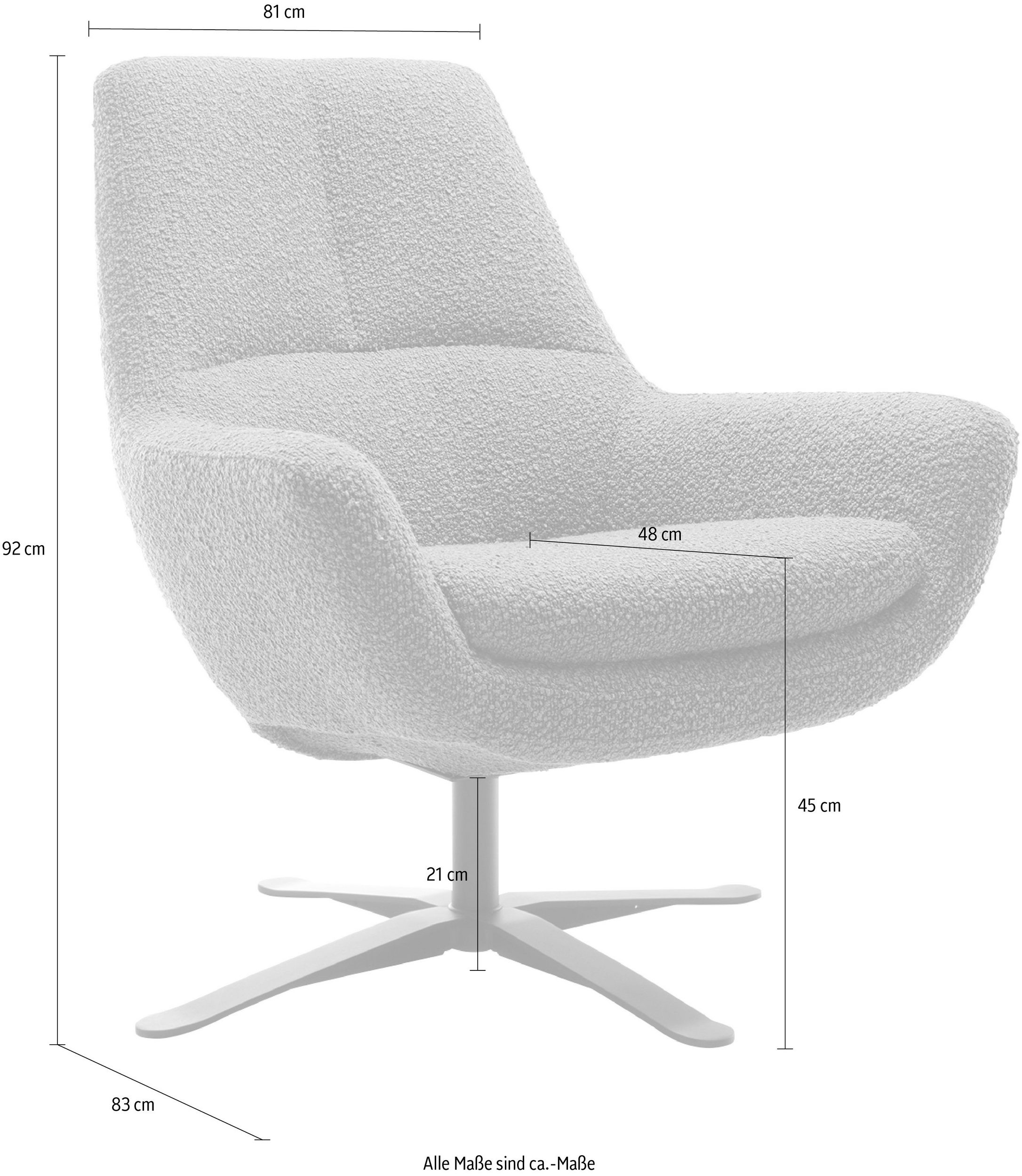 Besisukanti kėdė / krėslas / fotelis "Be Organic Standard Back“ iš natūralios odos - Image 5