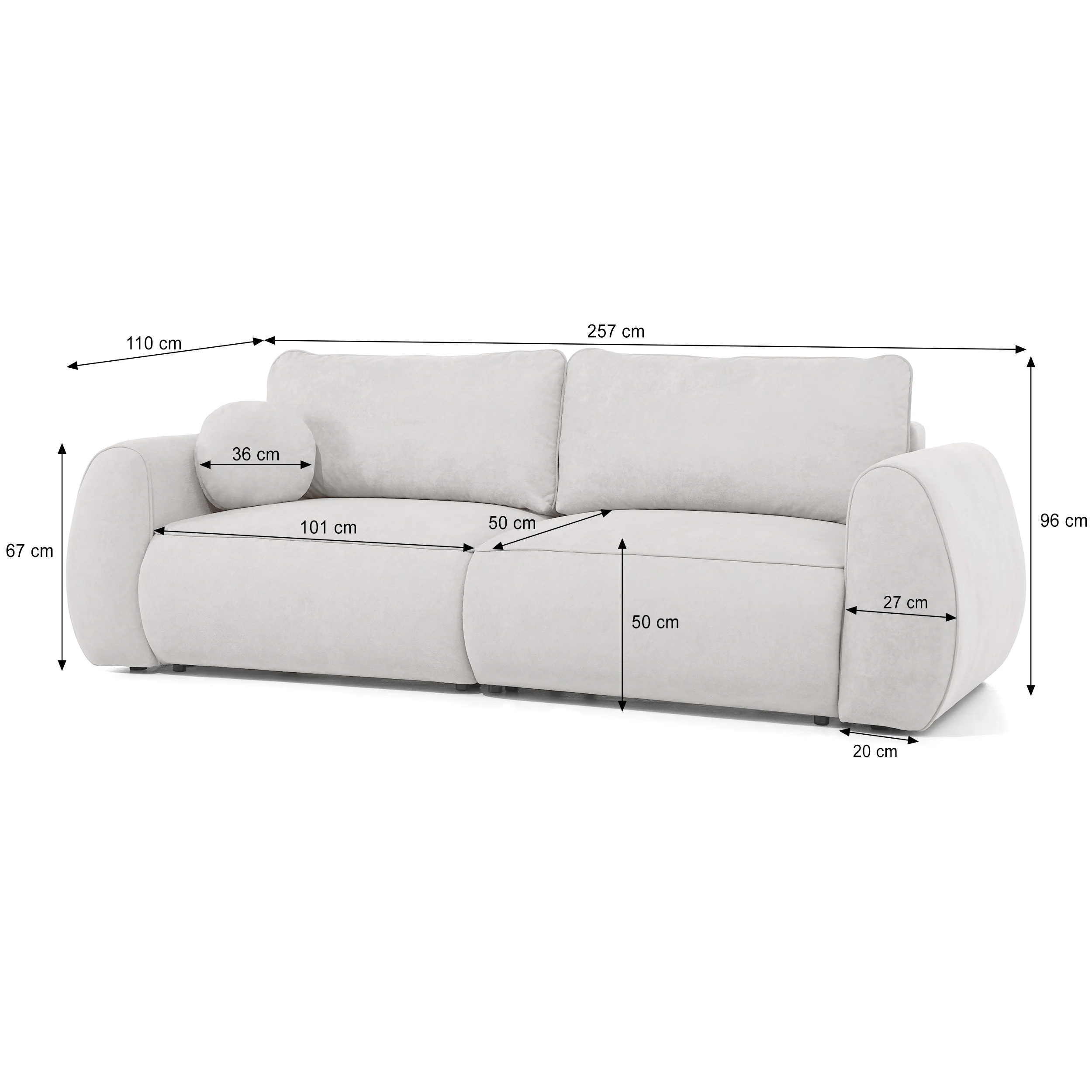 Sofa–lova / minkštas kampas “Corneo” - Image 8