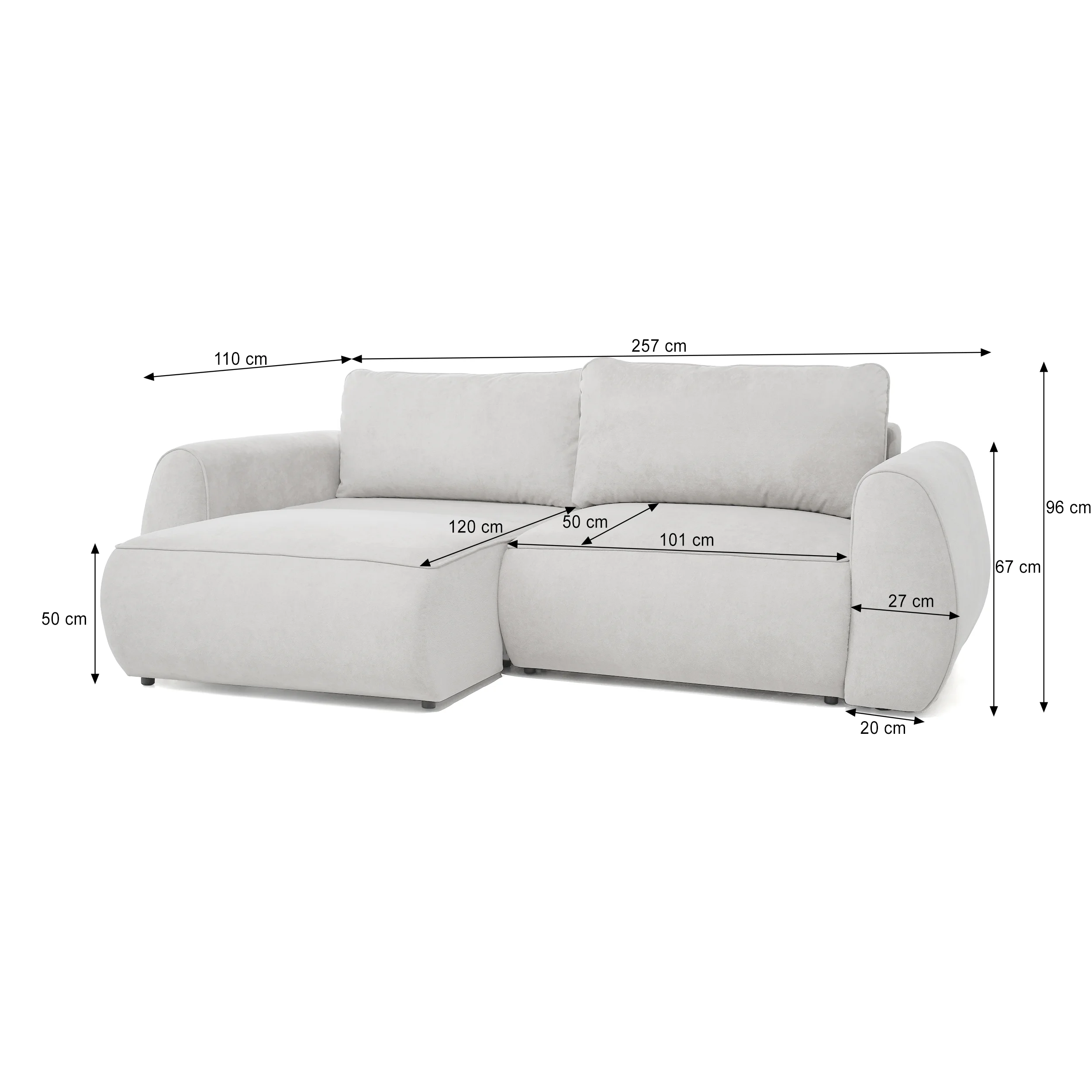 Sofa–lova / minkštas kampas “Corneo” - Image 9