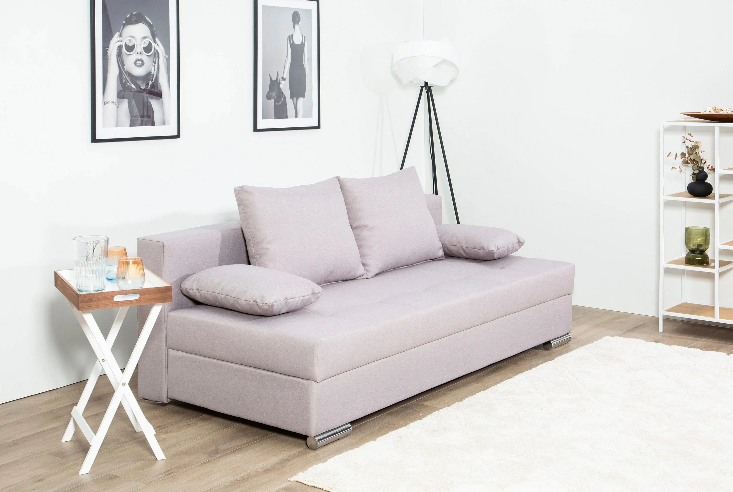 Sofa lova Tania su dėže patalynei.