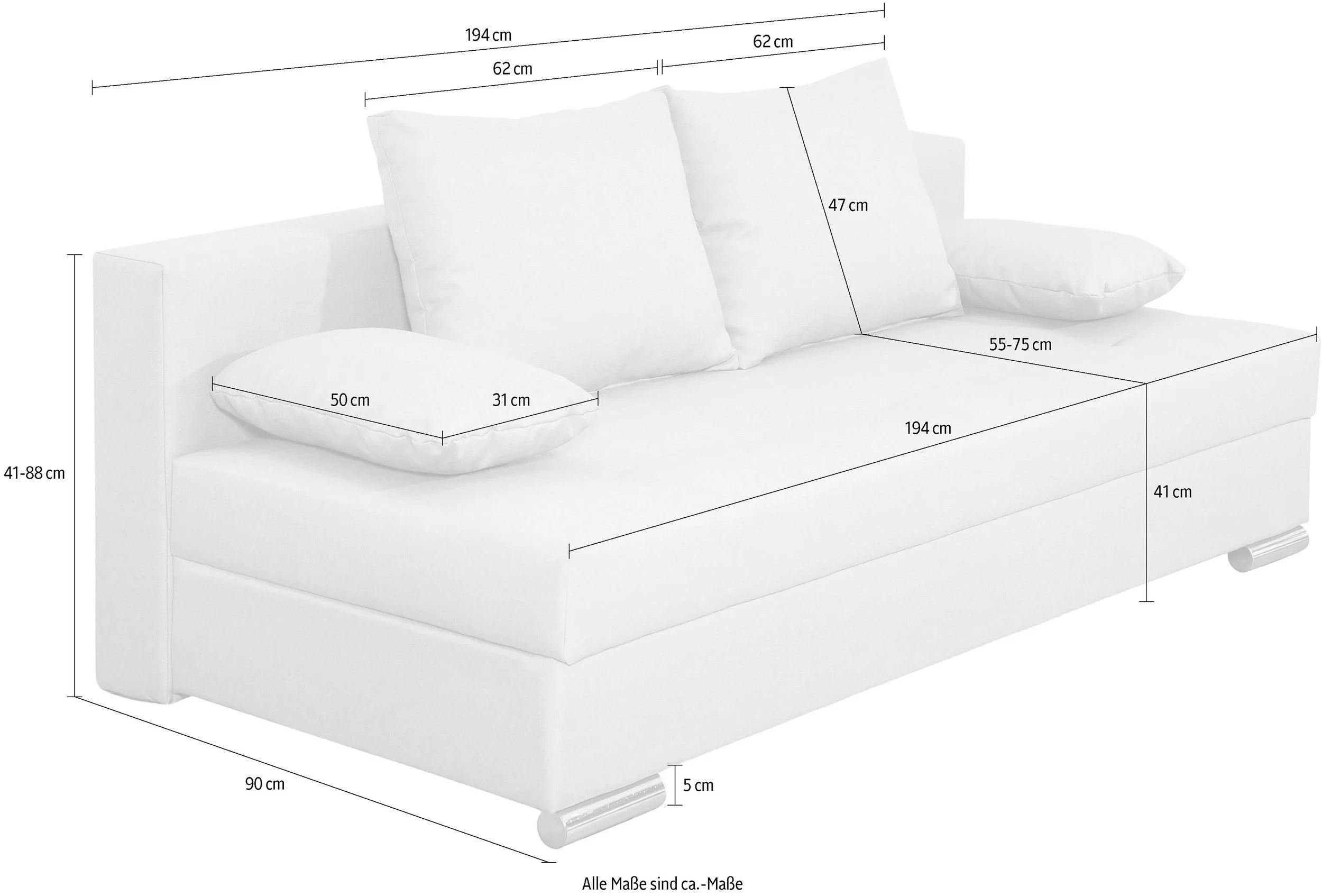 Sofa–lova su dėže patalynei „Tania” - Image 8