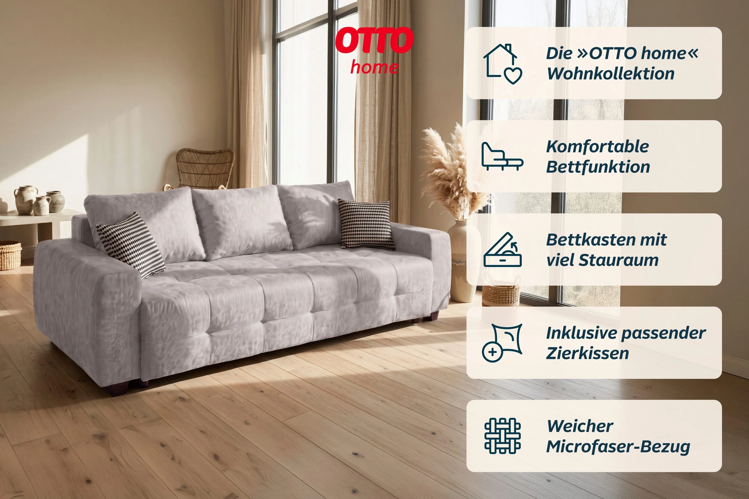 Sofa-lova „Bella” su miego funkcija ir dėže patalynei - Image 7
