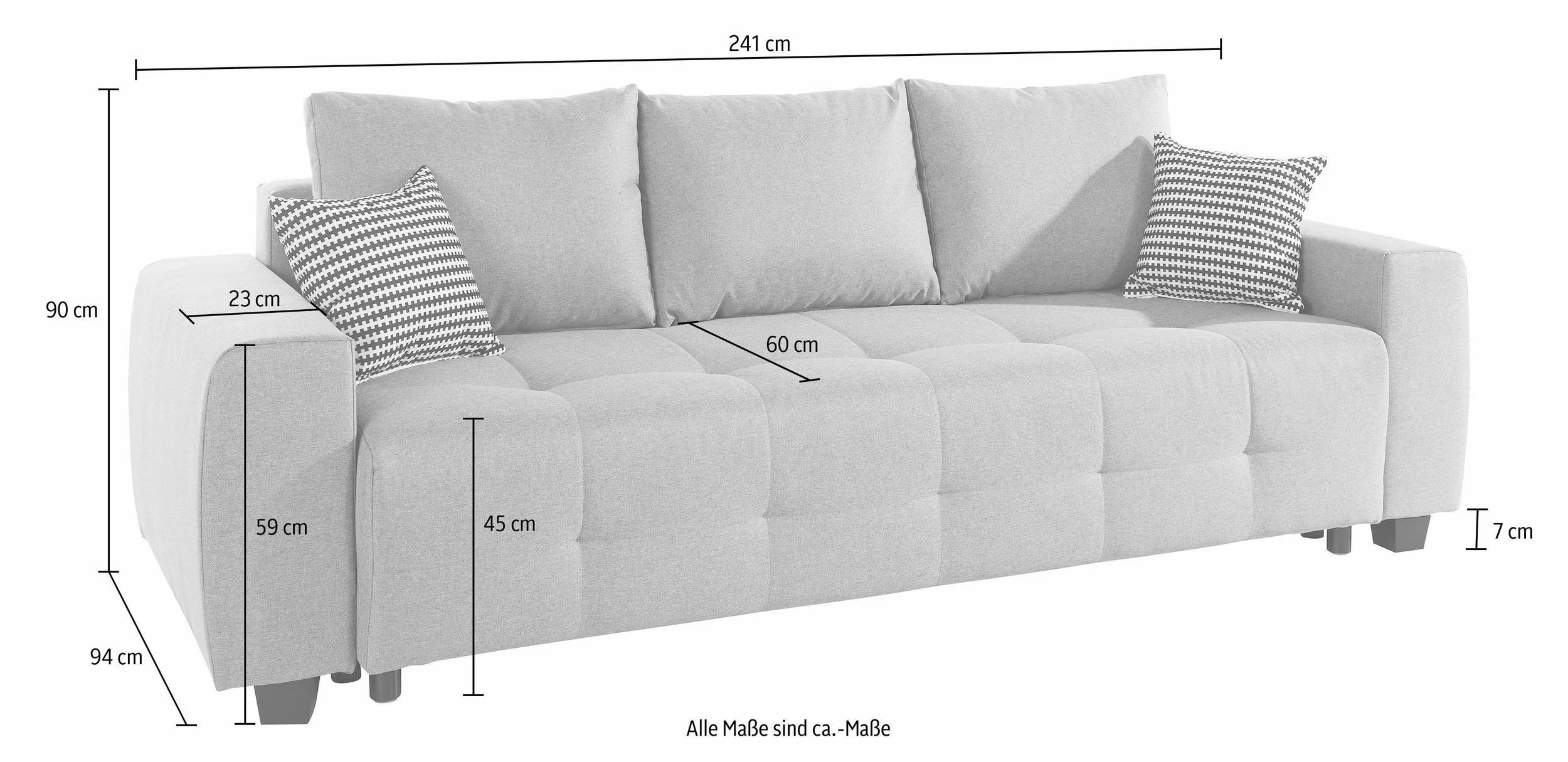 Sofa-lova „Bella” su miego funkcija ir dėže patalynei - Image 8