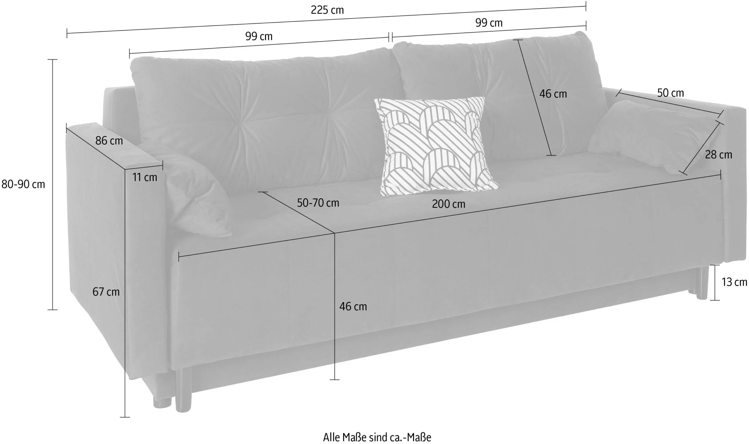 Sofa - lova "Solar" su dėže patalynei - Image 5